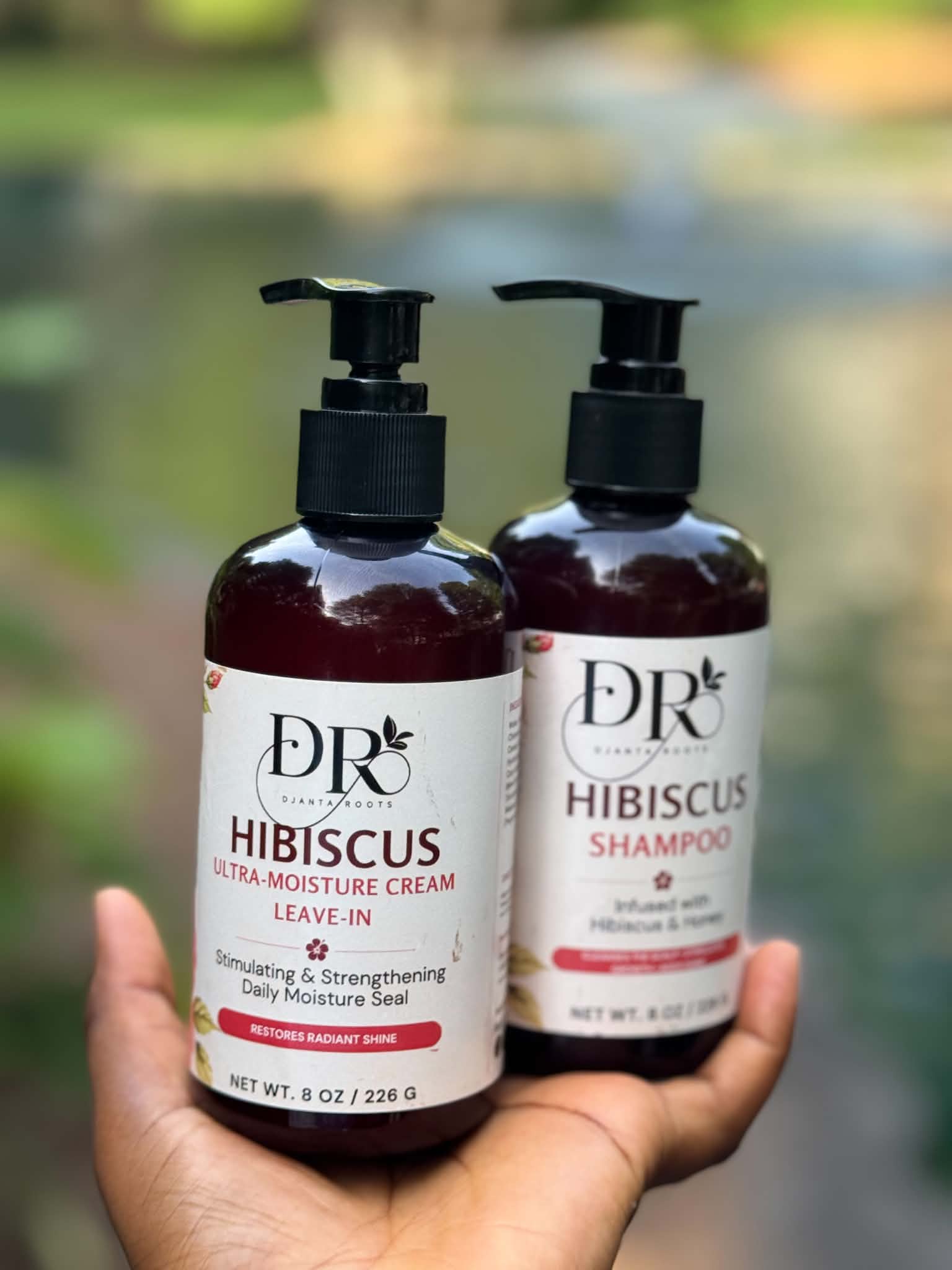 HIBISCUS Cream, shampoo & conditioner