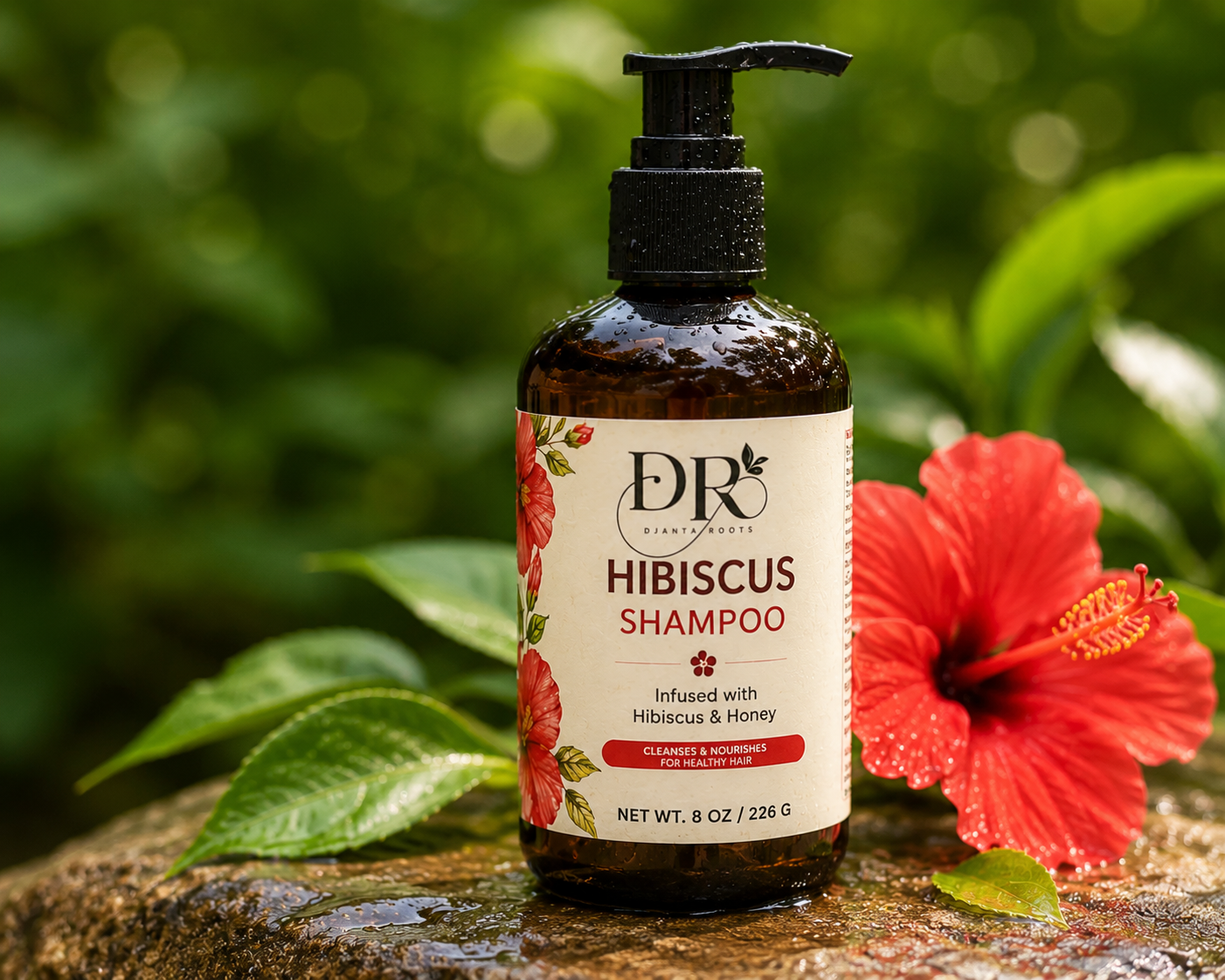 HIBISCUS Cream, shampoo & conditioner